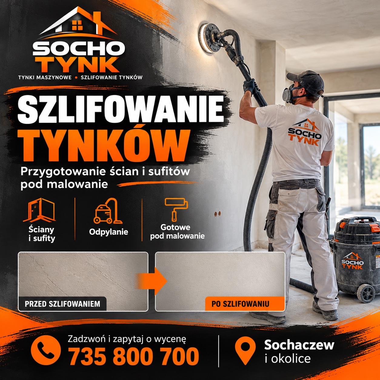 Szlifowanie tynków – przygotowanie ścian pod malowanie